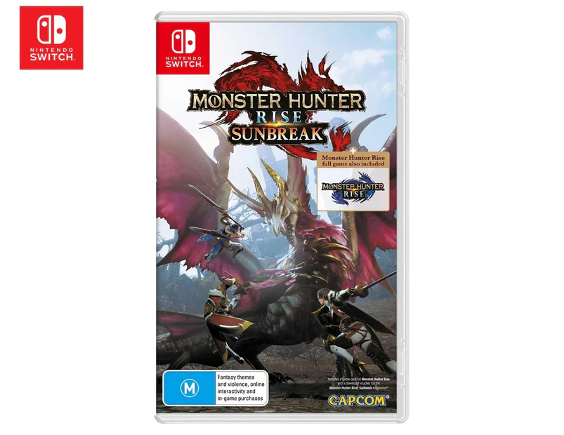 Nintendo Switch Monster Hunter Rise: Sunbreak Game