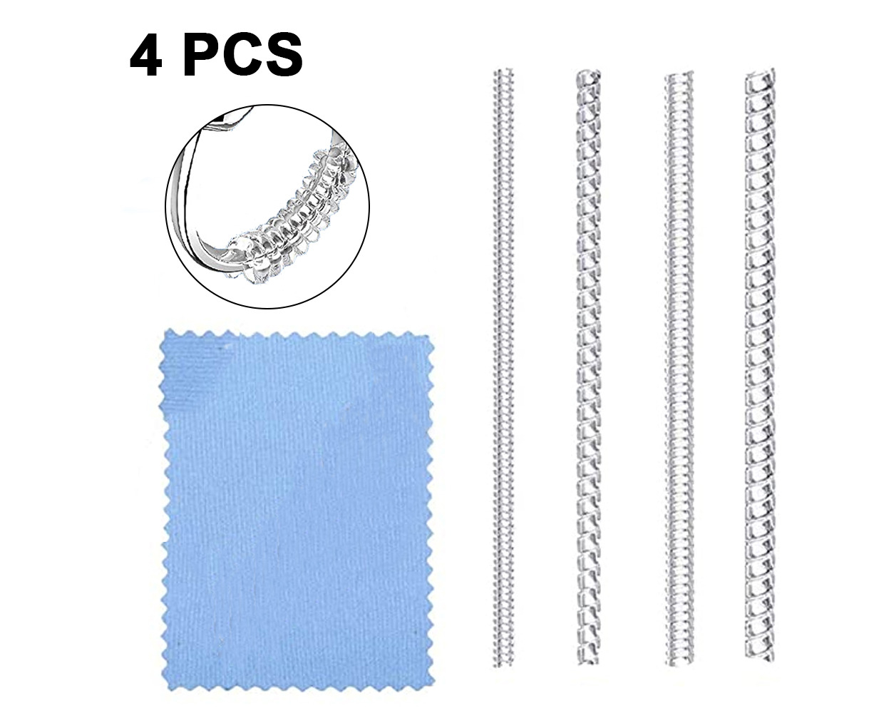 8pcs Ring Size Reducer - Invisible Adjuster For Loose Rings - Fit Any Rings  - Perfect For Wedding Accessories Men Women Rings Size Loose Rings  Essentials