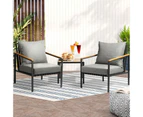 Livsip Outdoor Lounge Chairs & Table Sofa Set Dining Setting Patio Furniture