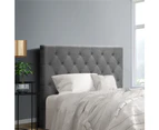 King Single Bed Frames Artiss Bed Head Headboard King Single Bedhead Fabric Cappi Grey