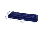 Bestway Air Mattress Single Inflatable Bed 185x76x22cm Airbed Blue