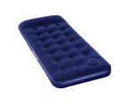 Bestway Air Mattress Single Inflatable Bed 185x76x22cm Airbed Blue