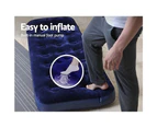 Bestway Air Mattress Single Inflatable Bed 185x76x22cm Airbed Blue