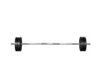 Everfit 48kg Barbell Set Weight Plates Bar Lifting Bench 168cm