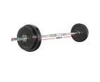 Everfit 38kg Barbell Set Weight Plates Bar Lifting Bench 168cm