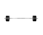 Everfit 68kg Barbell Set Weight Plates Bar Lifting Bench 168cm