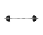 Everfit 58kg Barbell Set Weight Plates Bar Lifting Bench 168cm