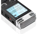 KODAK VRC450 Stereo Digital Voice Recorder with 8GB Memory, 6 Levels for Voice Activated Recording, 581 Hours Recording Time and Noise Reduction Feature