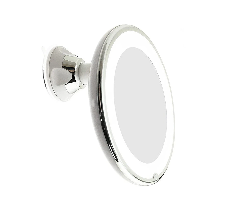 Bestier LED 10X Magnifying Makeup Mirror with Power Locking Suction Cup