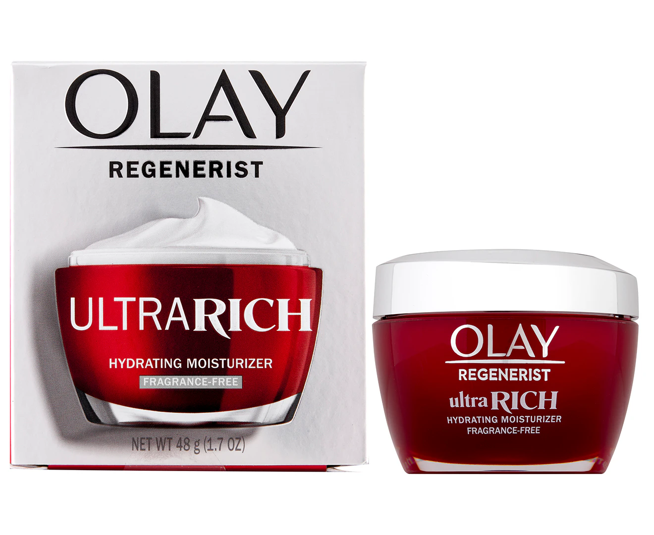 Olay Regenerist Ultra Rich Hydrating Cream Fragrance Free 48g