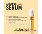 GK HAIR Global Keratin Organic Argan Oil Hair Serum (10ml/ 0.34 Fl. Oz) Hair Serum for Frizz Control Dry Damage Hair Repair Shine Smoothing women and men