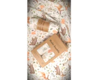 Melicopper Camp Muslin Swaddle Blankets-Soft Bamboo Cotton Baby Swaddle Blanket (3 packs) - Animals(3 packs)