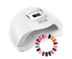 Catzon UV LED Nail Lamp Manicure 150W Light Nail Gel Polish Dryer For Professional Nail Art Tool SUN-X5 MAX-White