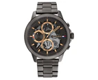 Tommy Hilfiger Grey Steel Dial Men's Multi-function Watch - 1710479