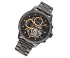 Tommy Hilfiger Grey Steel Dial Men's Multi-function Watch - 1710479