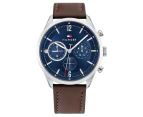 Tommy Hilfiger Matthew Blue and Silver Men's Watch 1791940 Stainless Steel 7613272450935