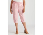 Millers Essential Crop Pants - Womens - Peony Pink