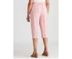 Millers Essential Crop Pants - Womens - Peony Pink