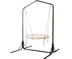 Gardeon Hammock Chair with Stand Nest Web Outdoor Swing 100cm