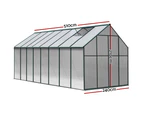 Greenfingers Greenhouse 5.1x2.44x2.1M Aluminium Polycarbonate Green House Garden Shed