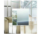 2X 90cm*5m Sand Blast Clear Privacy Frosted Frosting Removable Window Glass Film