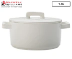 Maxwell & Williams 1.3L Epicurious Round Casserole - White