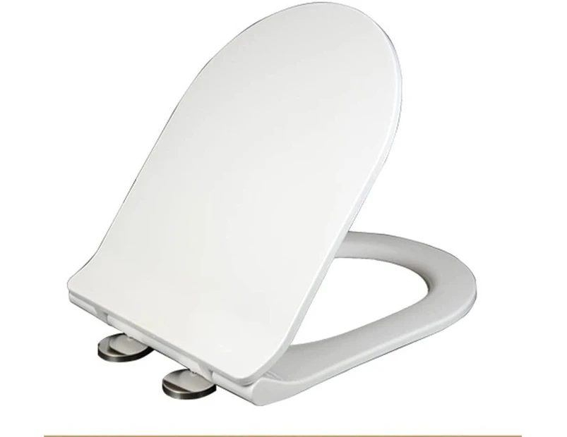 Style Toilet Seat Soft Close Luxury White Thin Heavy Duty Quick Release U Shape B4A4