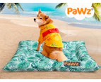 Pawz Pet Cool Gel Mat Cat Bed Dog Bolster Waterproof Self-cooling Pads Summer L