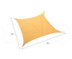 Mountview Sun Shade Sail Cloth Canopy Rectangle Outdoor Awning Cover Beige 3x3M