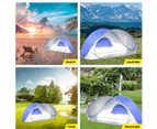 Mountview Pop Up Tent Beach Camping Tents 2-3 Person Hiking Portable Shelter Mat