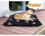 PaWz Dog Calming Bed Cat Pet Washable Removable Cover Cushion Mat Mattress Navy M