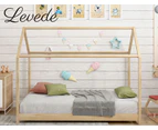 Levede Bed Frame Single Wooden Timber House Frame Wood Mattress Base Platform