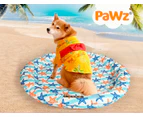 Pawz Pet Cool Gel Mat Cat Bed Dog Bolster Waterproof Self-cooling Pads Summer L