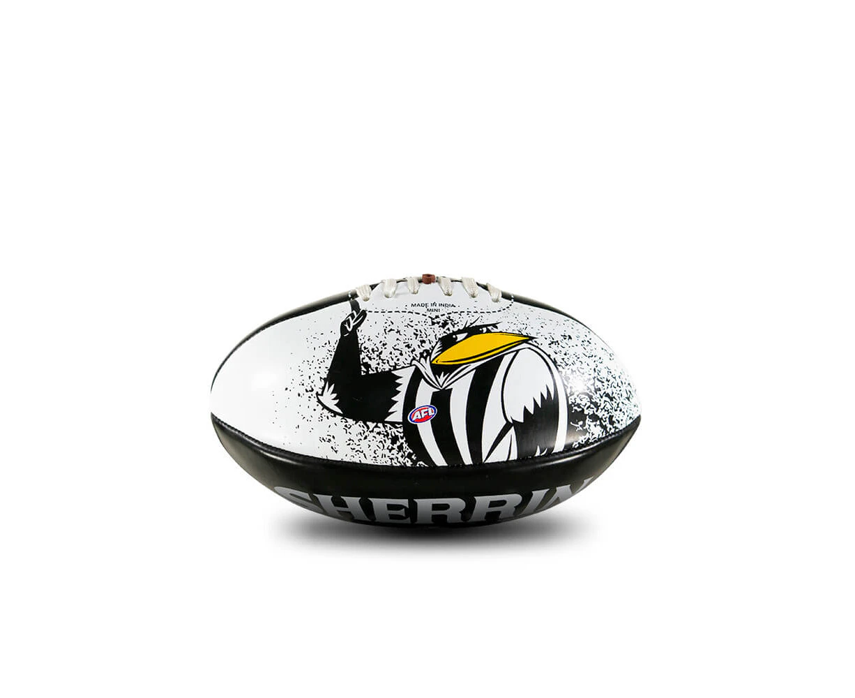 AFL PVC Mascot Football - Collingwood Magpies - 20cm Ball