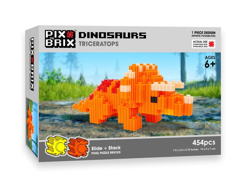 PixBrix Dinosaurs Triceratops