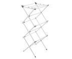 Boxsweden 3 Tier Extendable Free Standing Clothes Dryer/Horse White 75x38x100cm