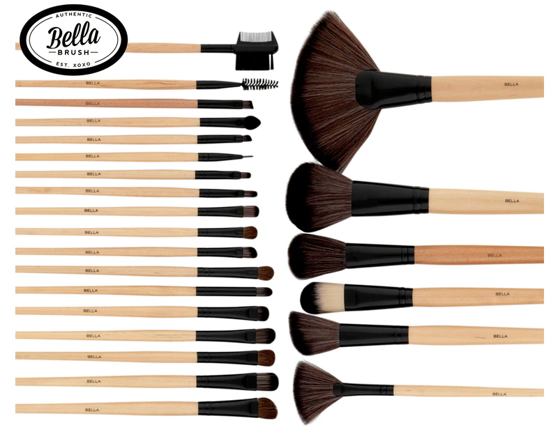 Bella Makeup Brushes 24-Piece Set