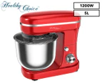 Healthy Choice 5L Powerful Mix Master Stand Mixer - Red MMX1200R