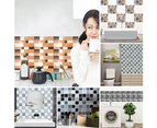 6Pcs European Style Waterproof Tile Stickers Kitchen Bathroom Floor Wall Decor 5#