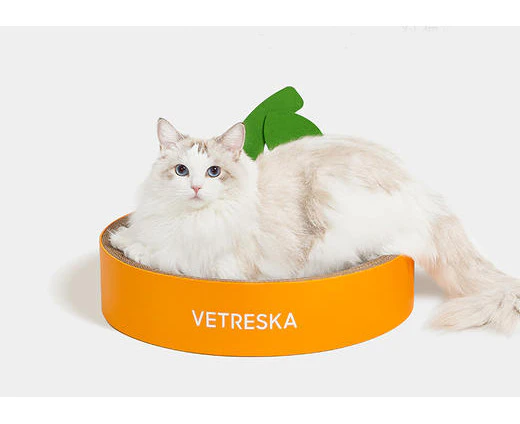 Vetreska Cat Scratching Board Pet Cardboard Kitten Pad Mat Corrugated Scratcher