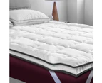 Double Bedding Mat Pad Luxury Pillowtop Mattress Topper