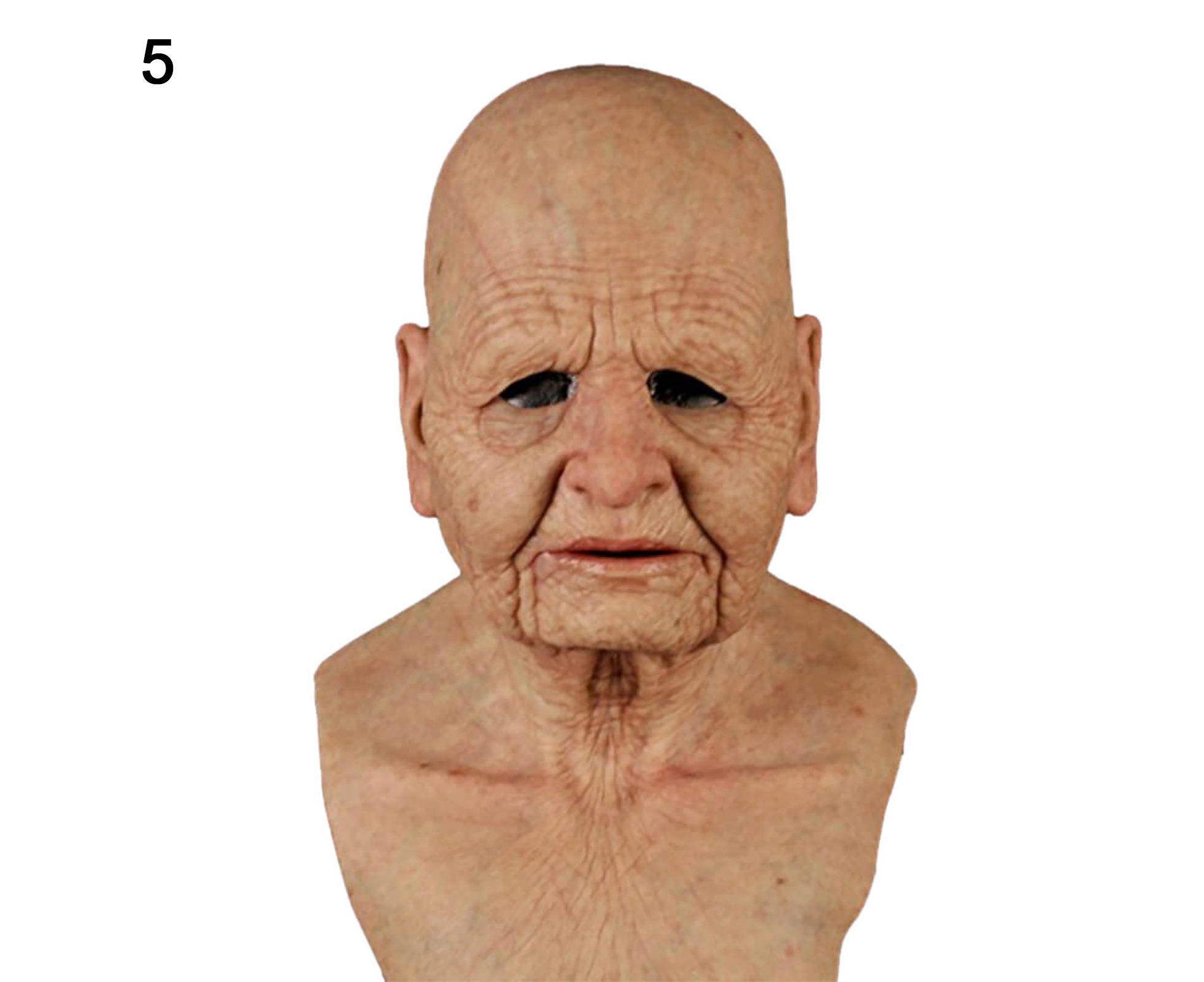 Spooky Highly Detailed Halloween Headgear Emulsion Terrifying Old Man ...