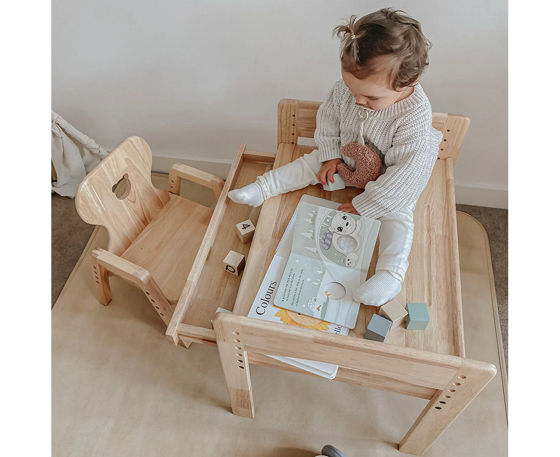 My Duckling Primary Adjustable Table and Chair Set - Bear