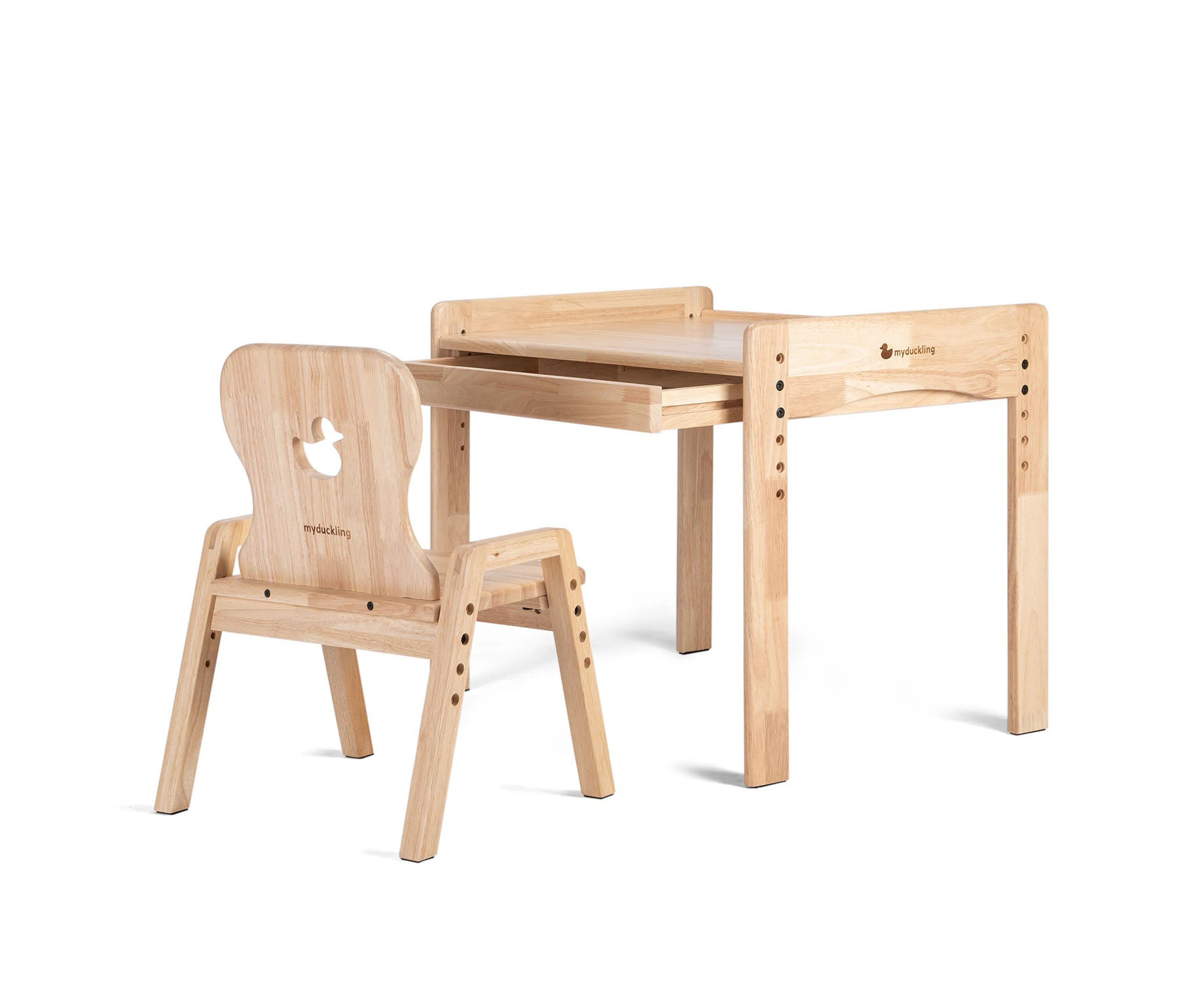 My Duckling Primary Adjustable Table and Chair Set - Duck