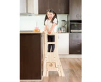My Duckling Solid Wood Adjustable Learning Tower 3in1(Duck Pattern)