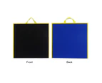 Practical Felt Board Dual Color Folding Decorative Fastener Tape Standing Felt Board for Home-Black