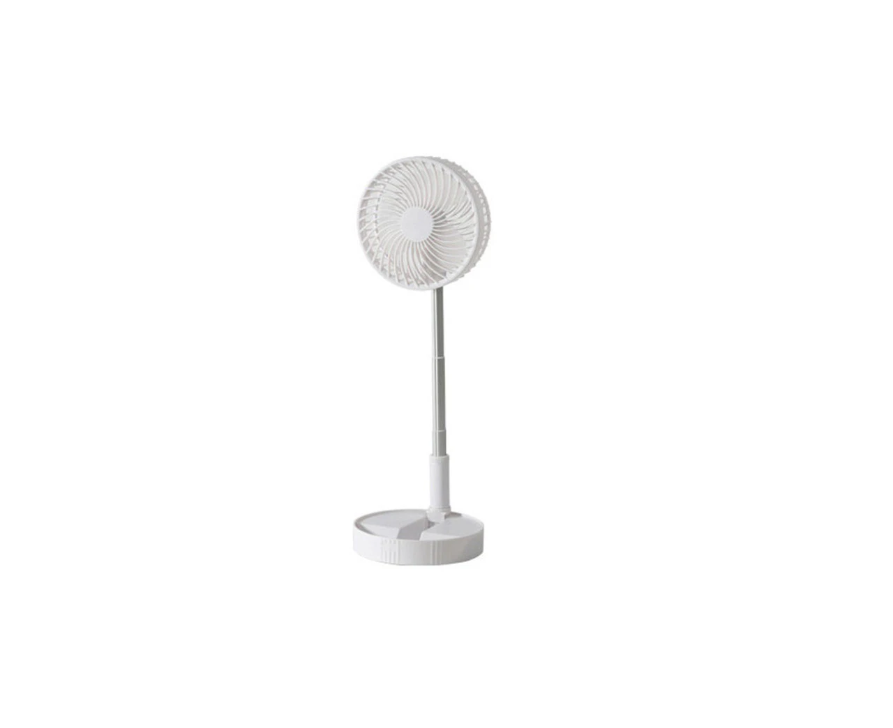 Portable and Foldable Standing Fan- White