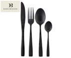 Daniel Brighton 16-Piece 18/0 Stainless Steel Cutlery Set - Matte Black