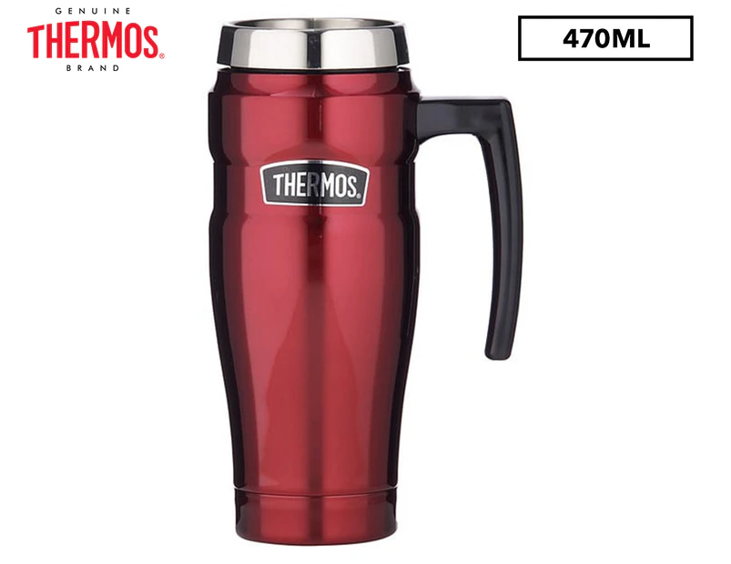 Thermos 470mL Vacuum Insulated Travel Mug - Red