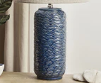 Cooper & Co. 63.5cm Mirage Table Lamp - Blue/White